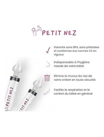 Recharges seringues nasales l Petit Nez ®️