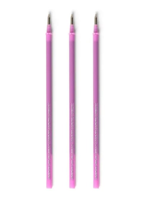 Recharges violettes pour stylo à encre gel effaçable - Kiabi