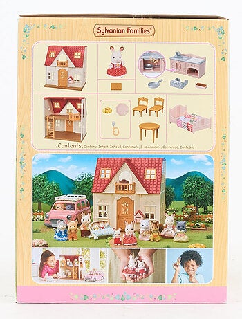 Red Roof Cosy Cottage Starter Home Dolhouse - Sylvanian Families