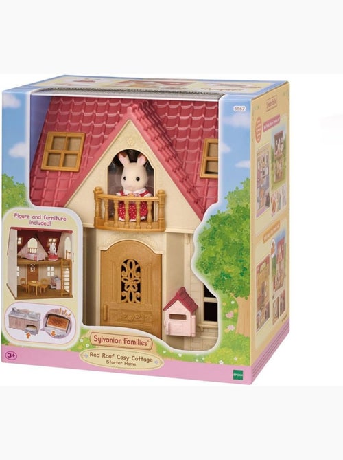 Red Roof Cosy Cottage Starter Home Dolhouse - Sylvanian Families - Kiabi
