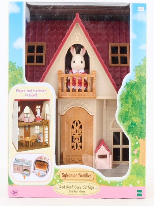 Red Roof Cosy Cottage Starter Home Dolhouse - Sylvanian Families - Kiabi