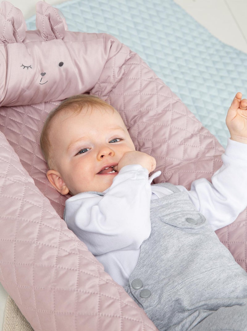 Réducteur de lit bébé matelassé et déperlant - ROBA 'roba style' Rose - Kiabi