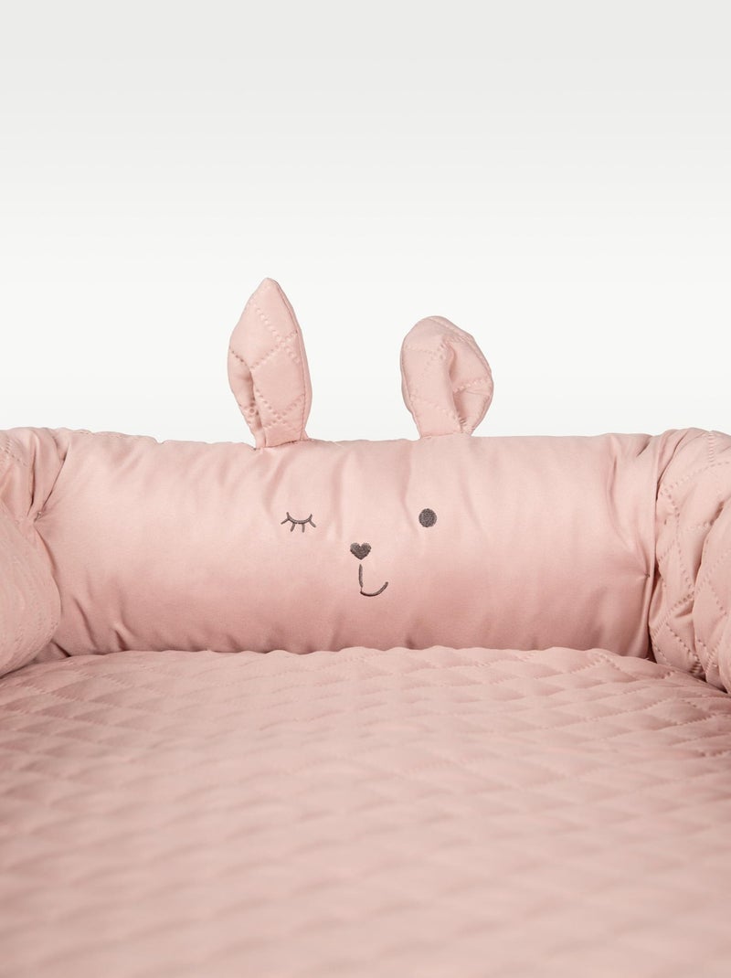 Réducteur de lit bébé matelassé et déperlant - ROBA 'roba style' Rose - Kiabi