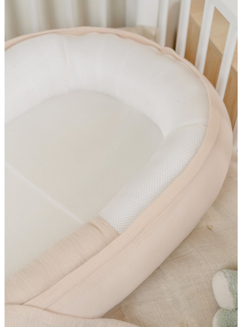 Réducteur de lit, mousseline de coton bio noukie's Beige - Kiabi