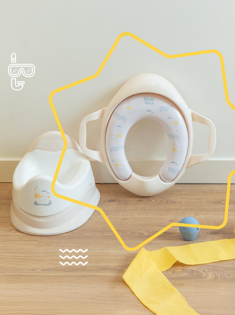 Réducteur de toilette avec poignées 'Babymoov' Blanc - Kiabi