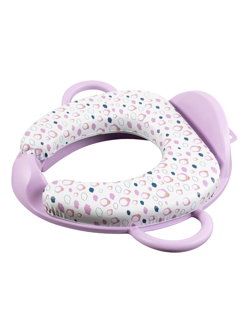 Réducteur de toilette avec poignées pour enfant - Poupy Mauve lilas - Kiabi