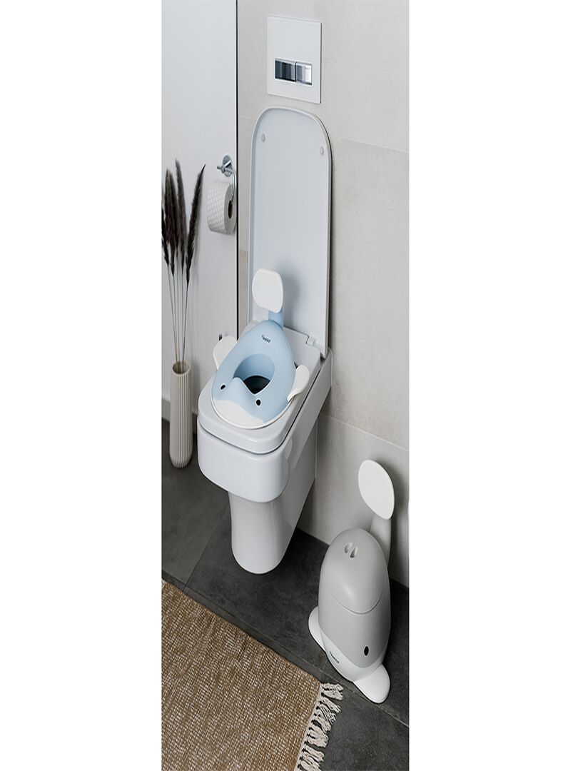 Réducteur de toilette baleine pour enfants - Gris clair - Kiabi - 29.99€