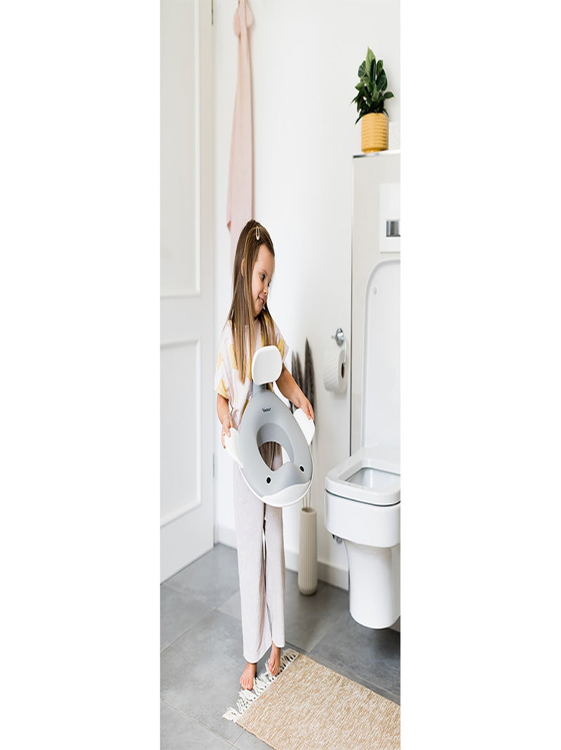 Réducteur de toilette baleine pour enfants Gris foncé - Kiabi