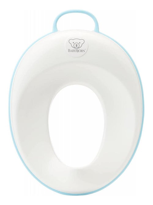 Réducteur de Toilette Blanc/Turquoise - Kiabi Réducteur de Toilette Blanc/Turquoise - Kiabi