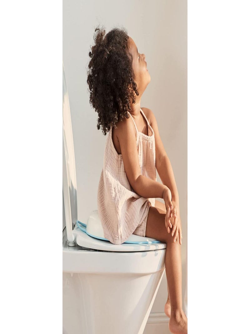 Réducteur de Toilette  Blanc/Turquoise Blanc - Kiabi