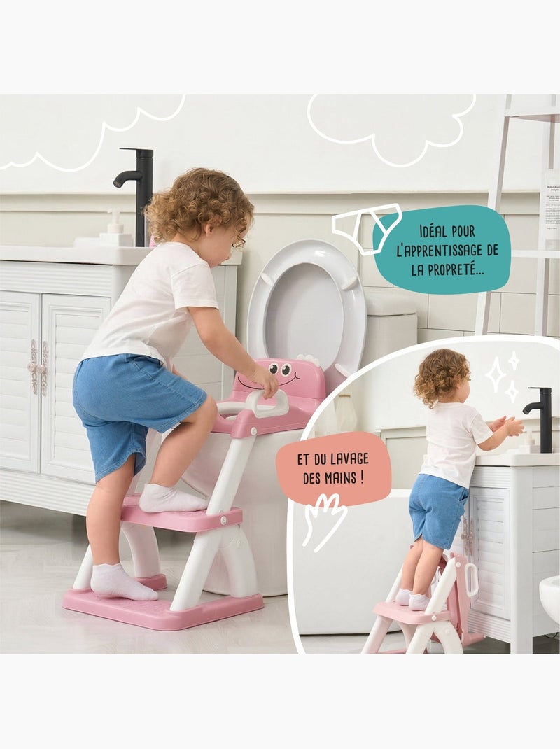 Réducteur de toilette | SUPERBE BEBE Rose - Kiabi