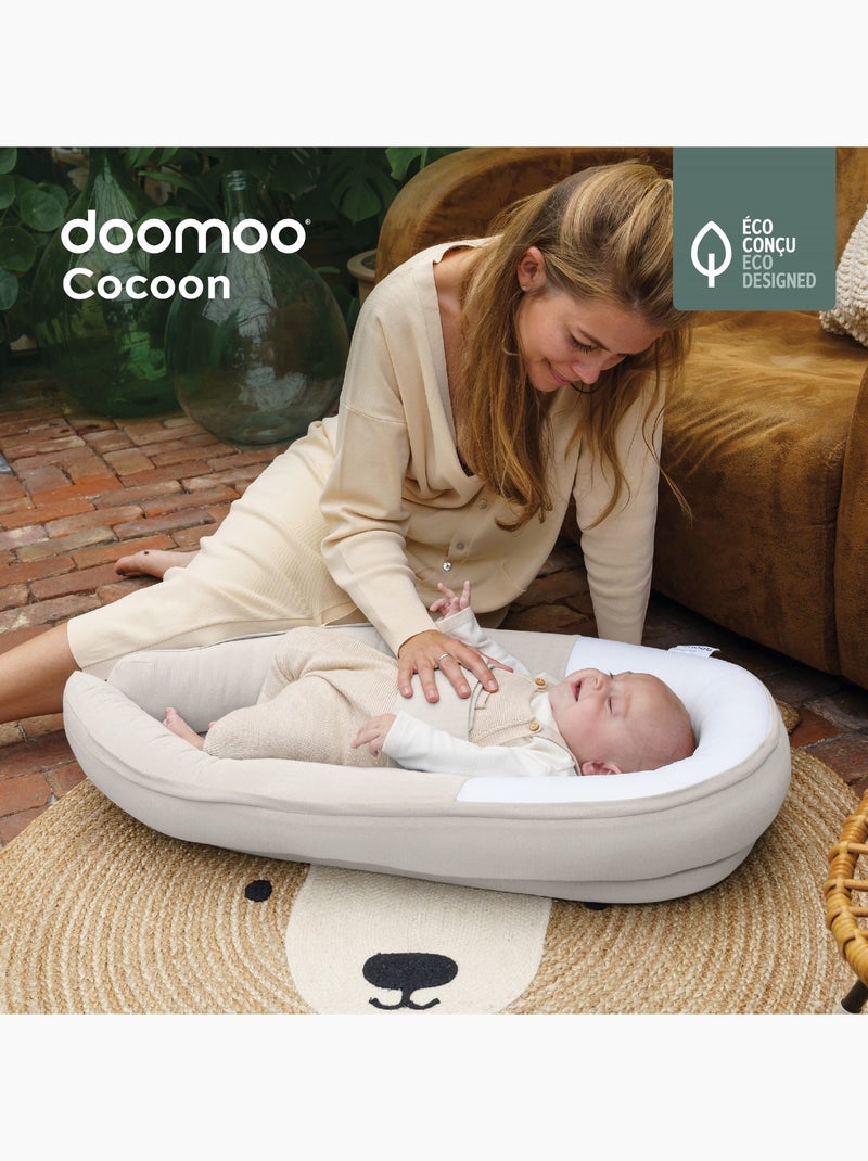 Réducteur nouveau-né nid douillet et sécurisé cocoon 'doomoo' Beige - Kiabi
