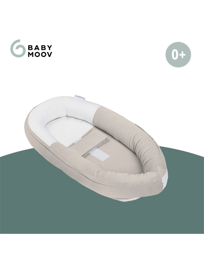 Réducteur nouveau-né nid douillet et sécurisé cocoon 'doomoo' Beige - Kiabi