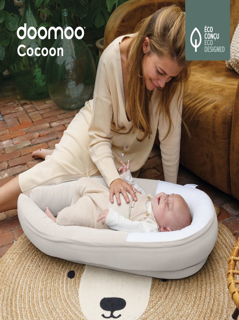 Réducteur nouveau-né nid douillet et sécurisé Cocoon 'Doomoo' Beige - Kiabi
