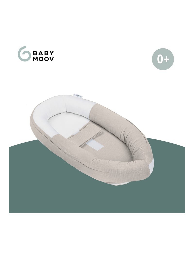 Réducteur nouveau-né nid douillet et sécurisé Cocoon 'Doomoo' Beige - Kiabi