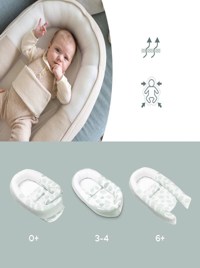 Réducteur nouveau-né nid douillet et sécurisé Cocoon 'Doomoo' Beige - Kiabi