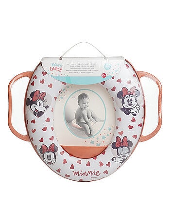 REDUCTEUR WC CONFORT AVEC POIGNEES MINNIE COLLECTOR