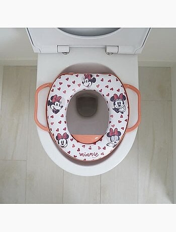 REDUCTEUR WC CONFORT AVEC POIGNEES MINNIE COLLECTOR