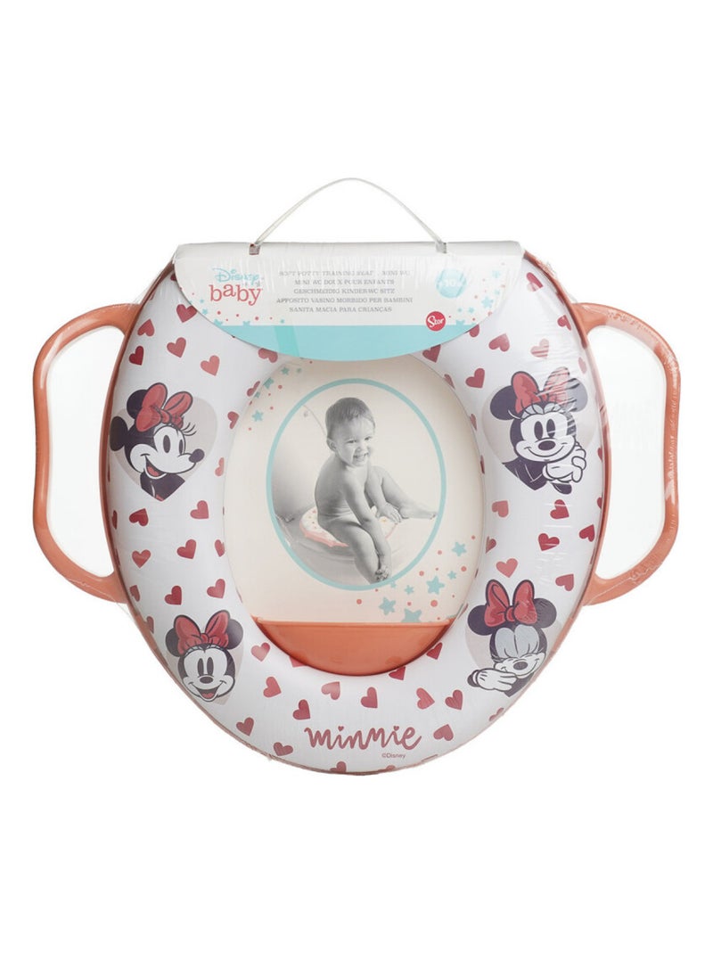 REDUCTEUR WC CONFORT AVEC POIGNEES MINNIE COLLECTOR Rose - Kiabi