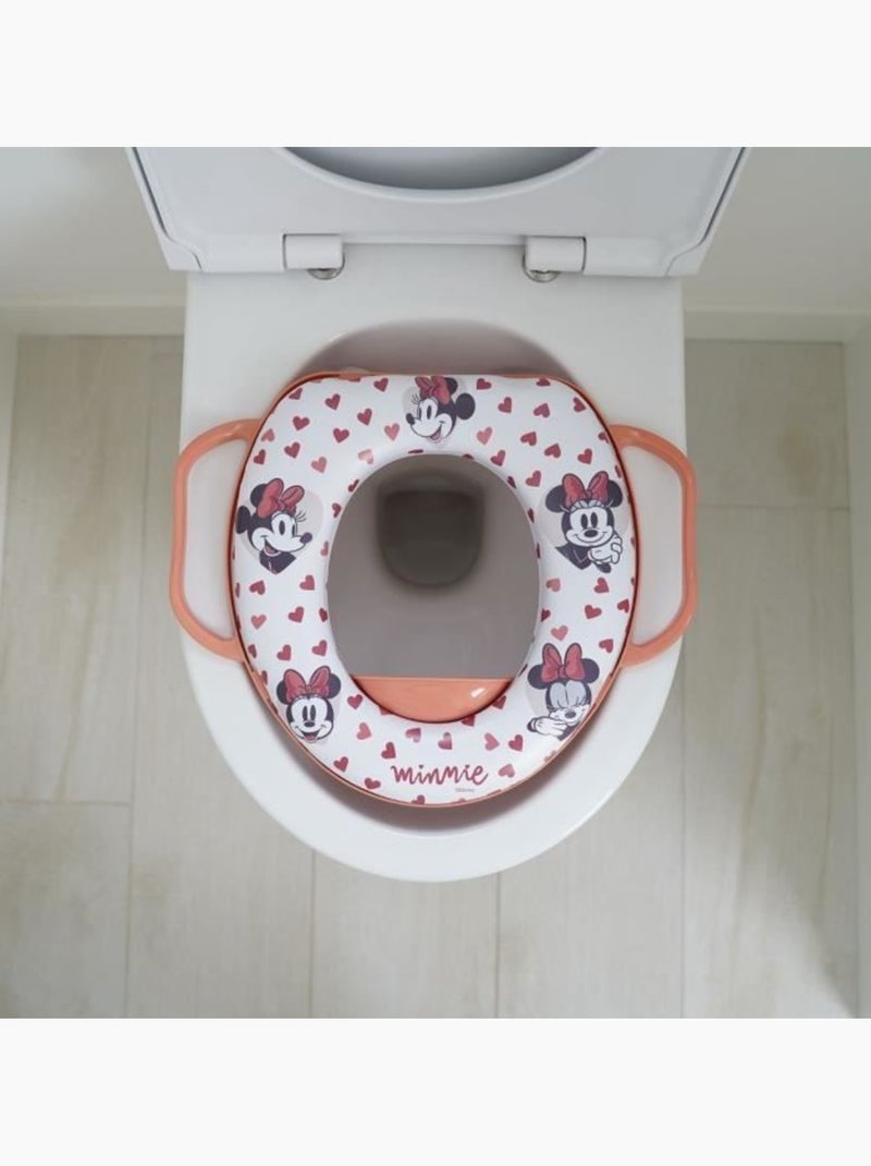 REDUCTEUR WC CONFORT AVEC POIGNEES MINNIE COLLECTOR Rose - Kiabi
