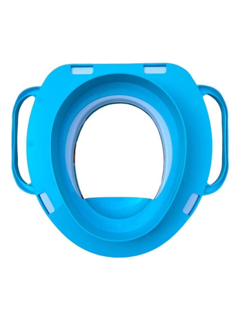 REDUCTEUR WC CONFORT AVEC POIGNEES PAT PATROUILLE COLLECTOR Bleu - Kiabi