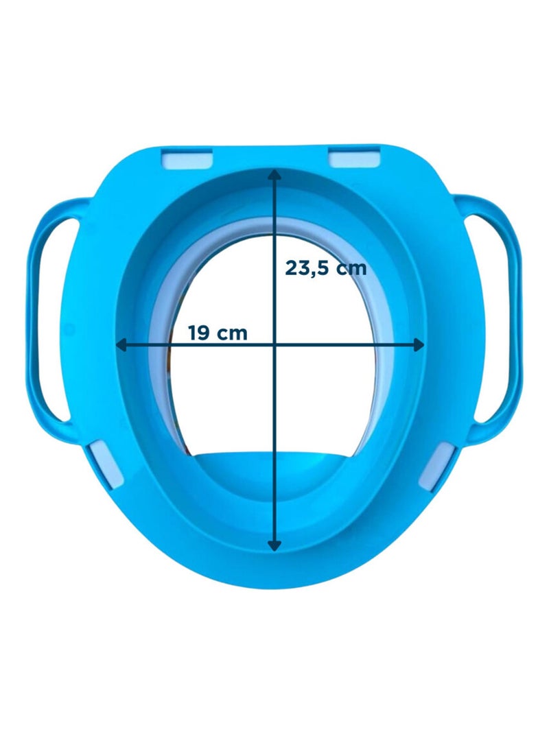 REDUCTEUR WC CONFORT AVEC POIGNEES PAT PATROUILLE COLLECTOR Bleu - Kiabi