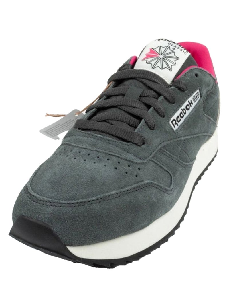 Reebok - Baskets style Peau de serpent CLASSIC RIPPLE Gris Rose - Kiabi