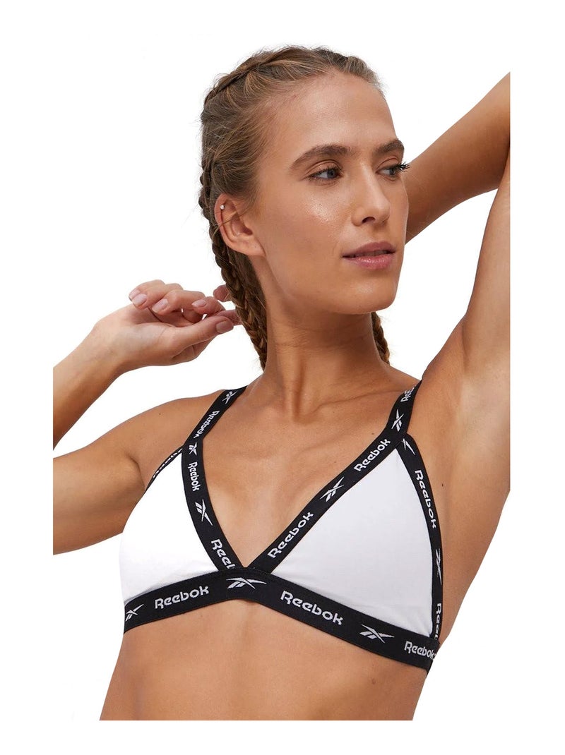 Reebok - Brassière de sport DOTTY Blanc - Kiabi