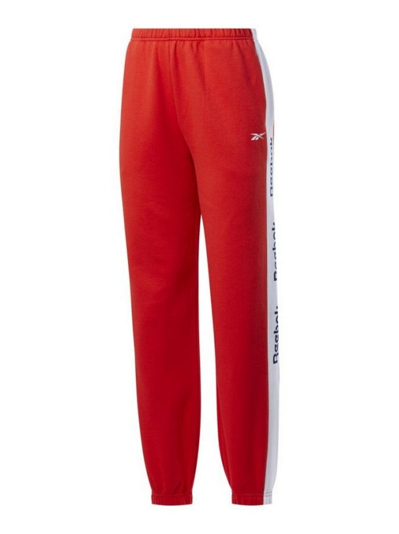 Reebok - Pantalon de jogging TE LINEAR FL Rouge - Kiabi
