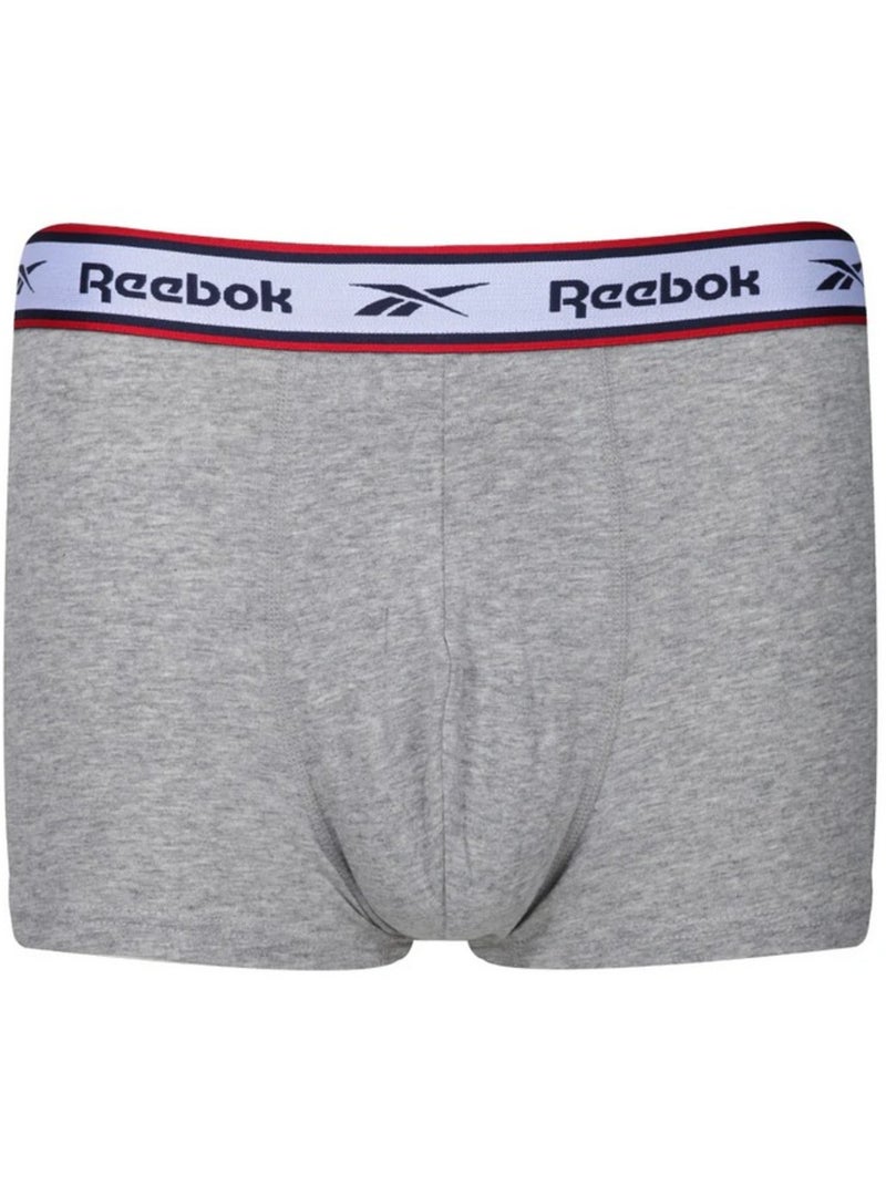 Reebok - Shorts de bain BARLOW Gris Noir - Kiabi
