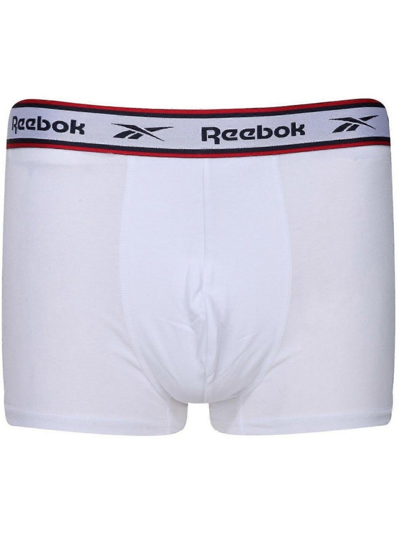 Reebok - Shorts de bain BARLOW Noir Blanc Bleu - Kiabi