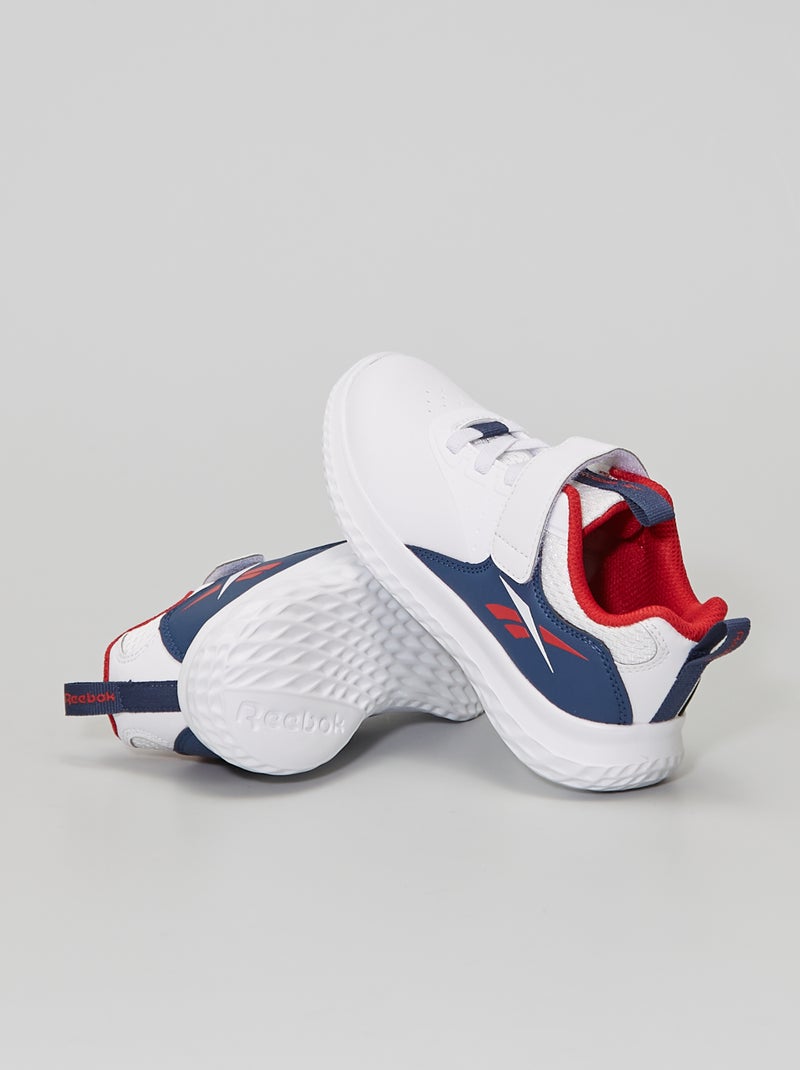 'Reebok' 'Rush Runner 4.0' blanc/bleu/rouge - Kiabi