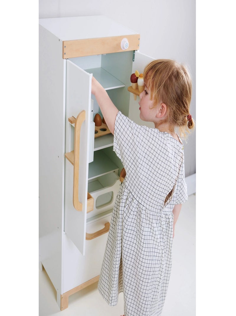 Réfrigérateur en bois Blanc - Kiabi