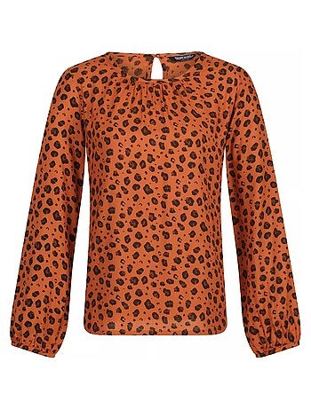Régate - Blouse motif/style imprimé animal HADRIA