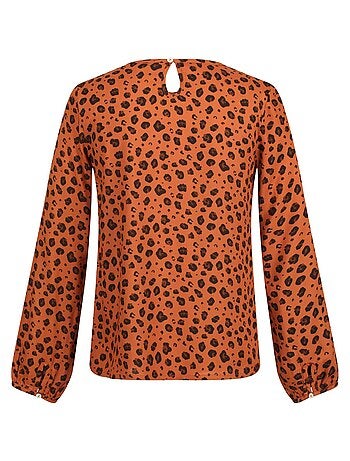 Régate - Blouse motif/style imprimé animal HADRIA