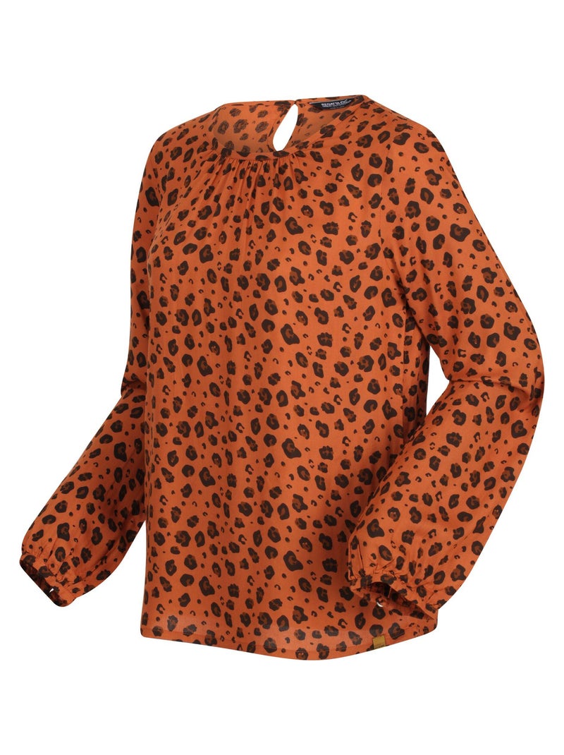 Régate - Blouse motif/style imprimé animal HADRIA Cuivre - Kiabi