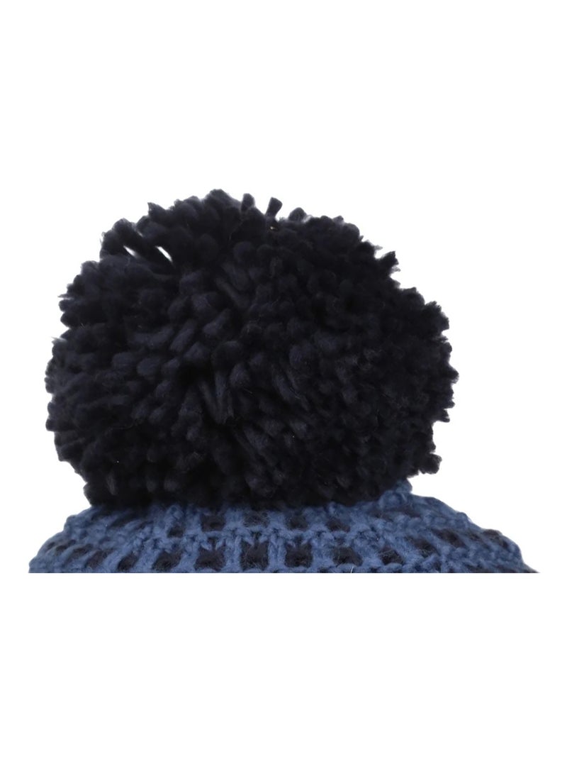 Régate - Bonnet motif/style pompon DALARY Bleu - Kiabi