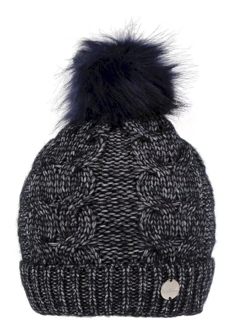 Régate - Bonnet motif/style pompon LOVELLA Bleu marine - Kiabi