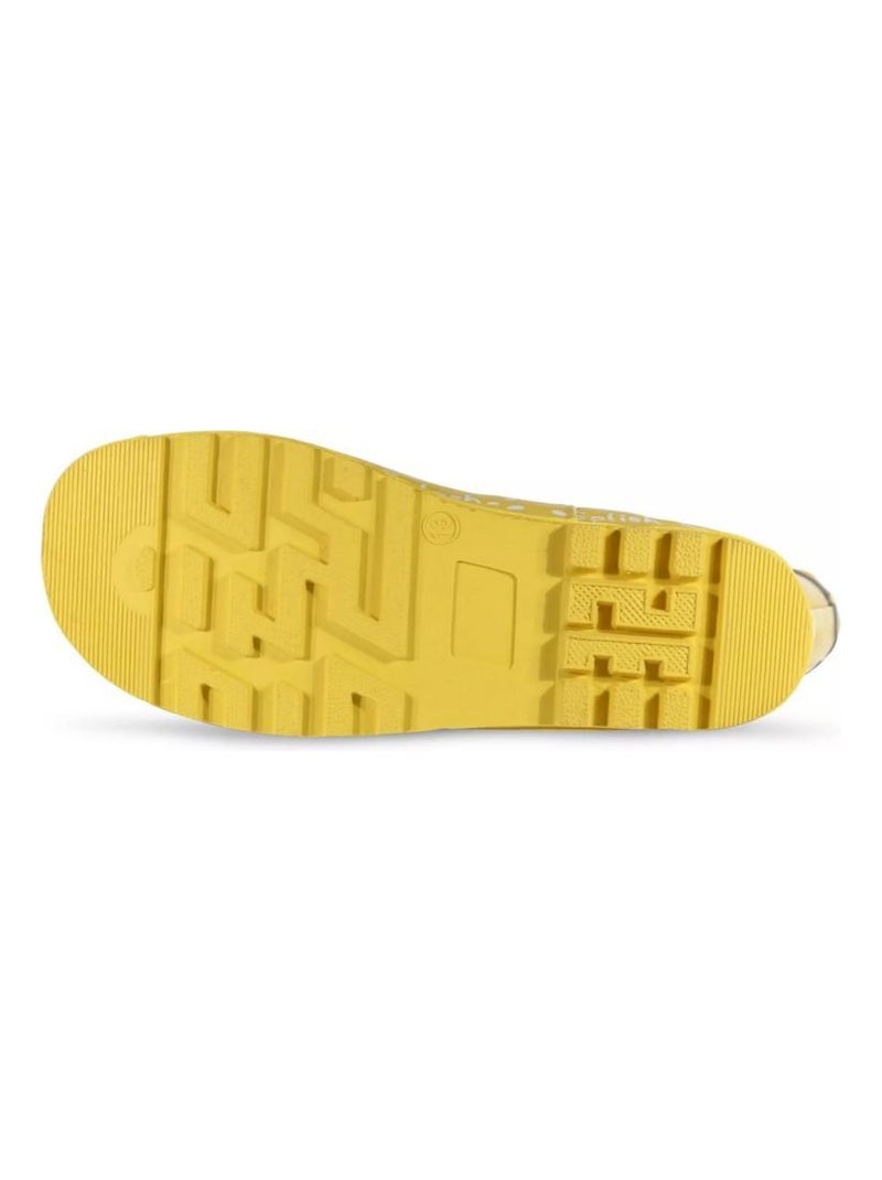 Régate - Bottes de pluie DAISY (Design/motif: Marguerite, Logo, Texte) Jaune foncé - Kiabi