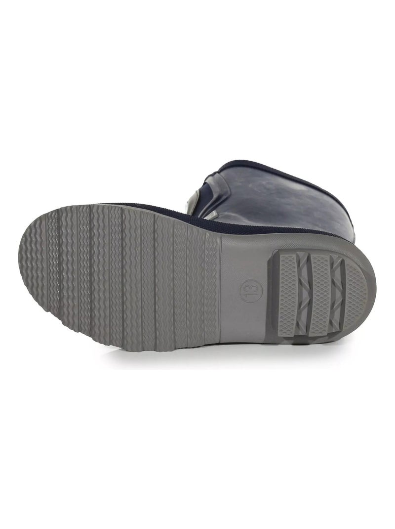 Régate - Bottes de pluie FAIRWEATHER SHINE BRITE Bleu marine - Kiabi