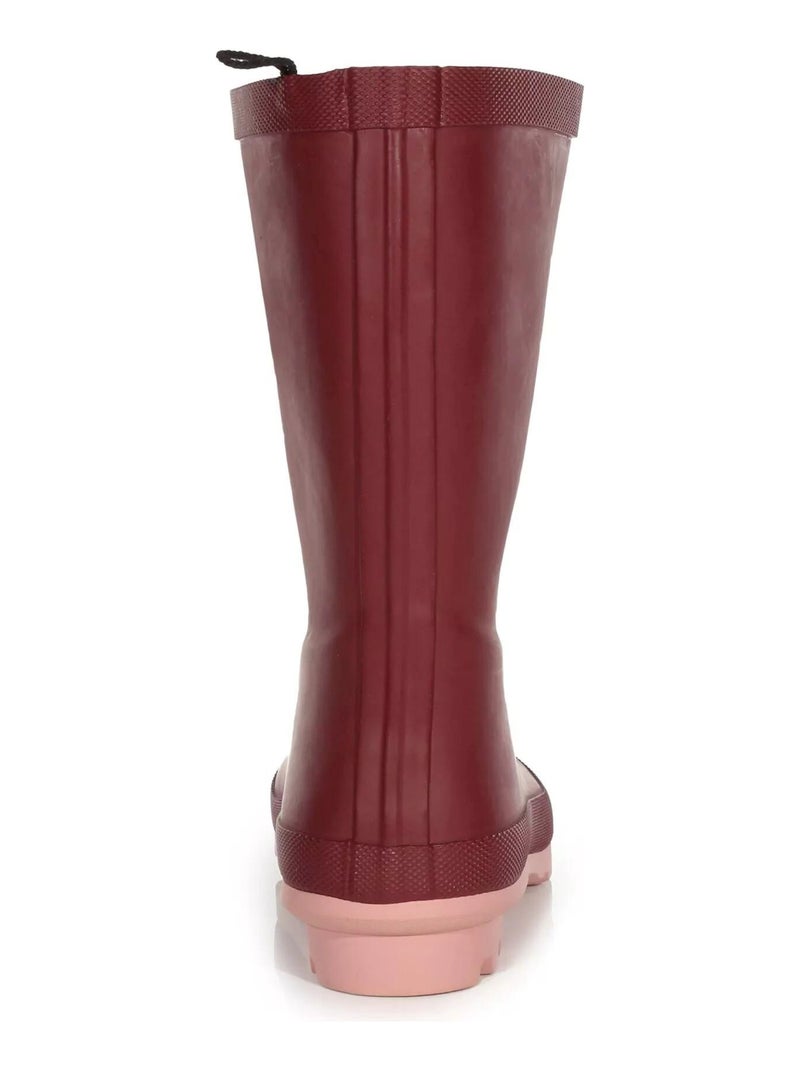 Régate - Bottes de pluie FAIRWEATHER SHINE BRITE Violet foncé - Kiabi