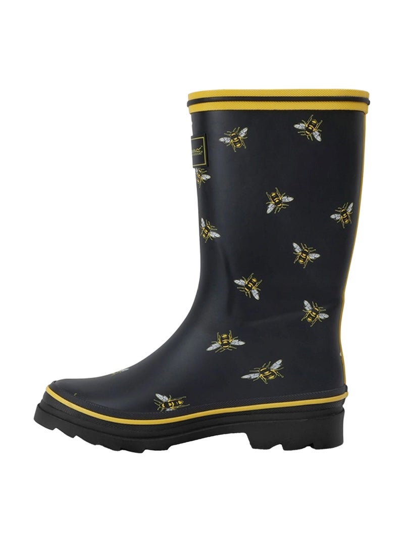 Régate - Bottes de pluie motif/style abeille AMELIA Noir - Kiabi