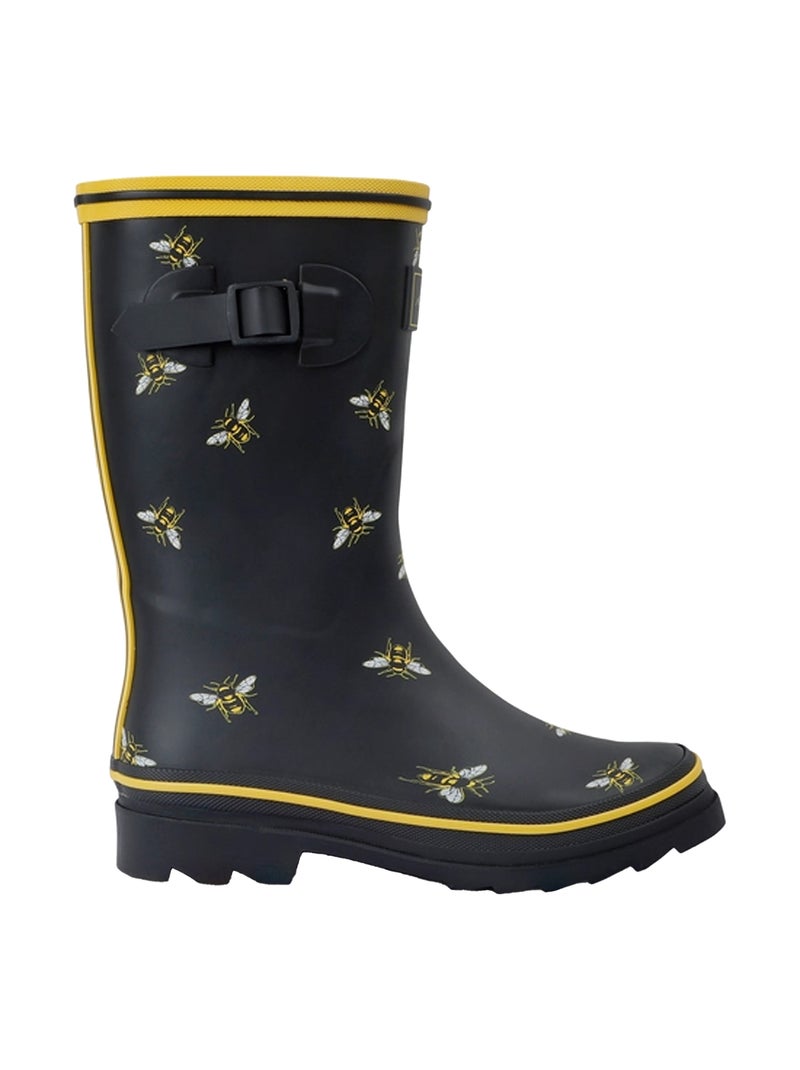 Régate - Bottes de pluie motif/style abeille AMELIA Noir - Kiabi