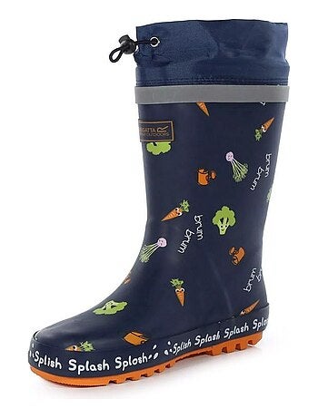 Régate - Bottes de pluie SPLASH (Design/motif: Carotte, Logo, Imprimé, Texte, Tracteur)
