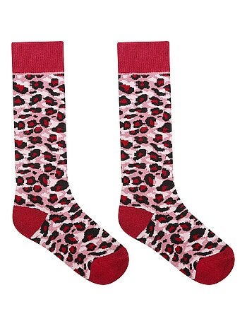 Régate - Chaussettes de ski motif/style imprimé guépard