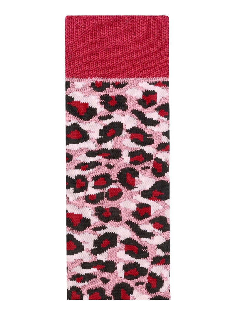 Régate - Chaussettes de ski motif/style imprimé guépard Vieux rose - Kiabi