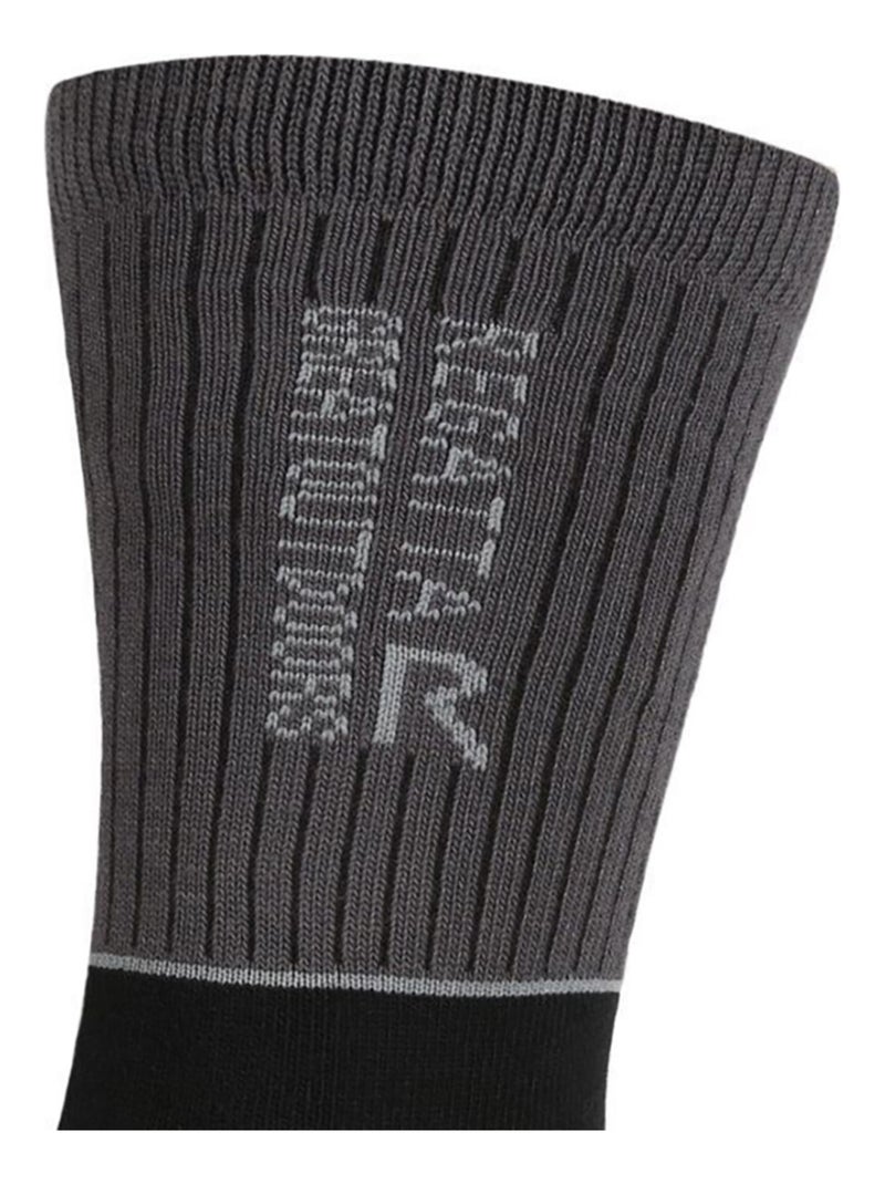Régate - Chaussettes SAMARIS SEASON Noir Gris Noir - Kiabi