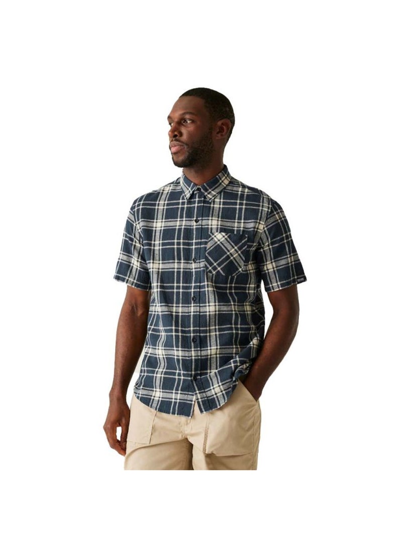 Régate - Chemise Manches courtes LORAN Bleu marine - Kiabi