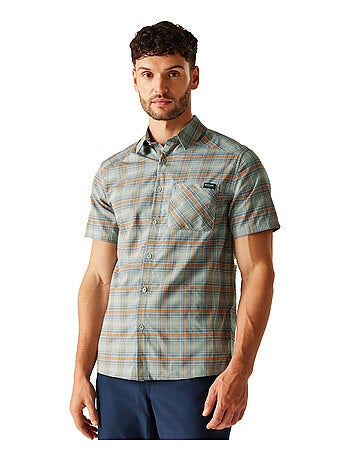 Régate - Chemise manches courtes motif/style à carreaux BEGARNO
