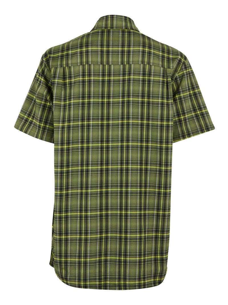 Régate - Chemise manches courtes motif/style à carreaux BEGARNO Vert bouteille - Kiabi